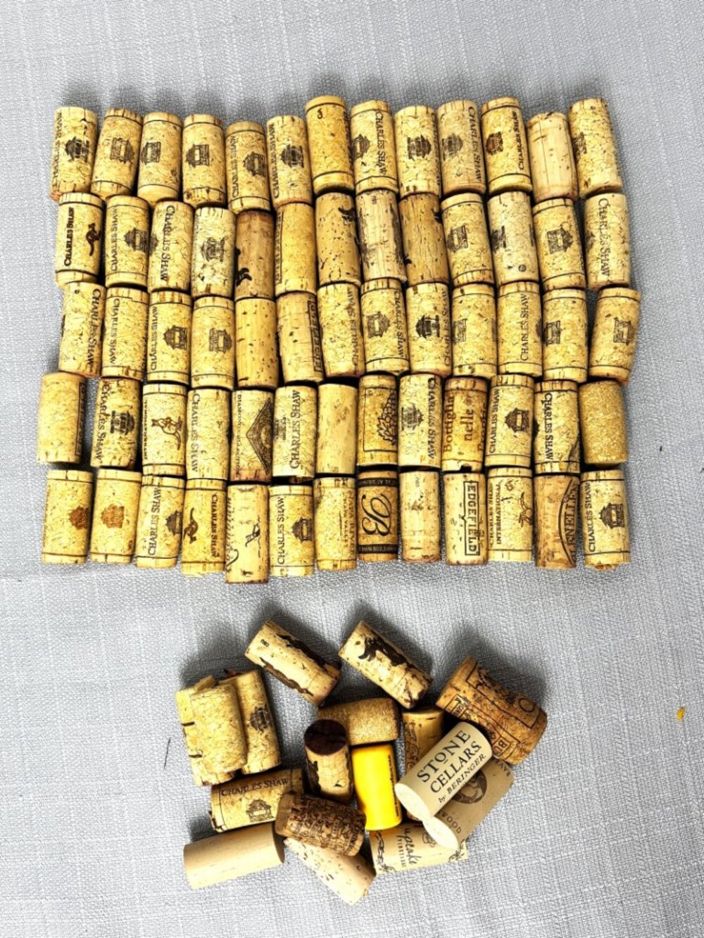 Bulk Lot 82 Used Wine Corks Natural Mixed Winery Cork Crafts